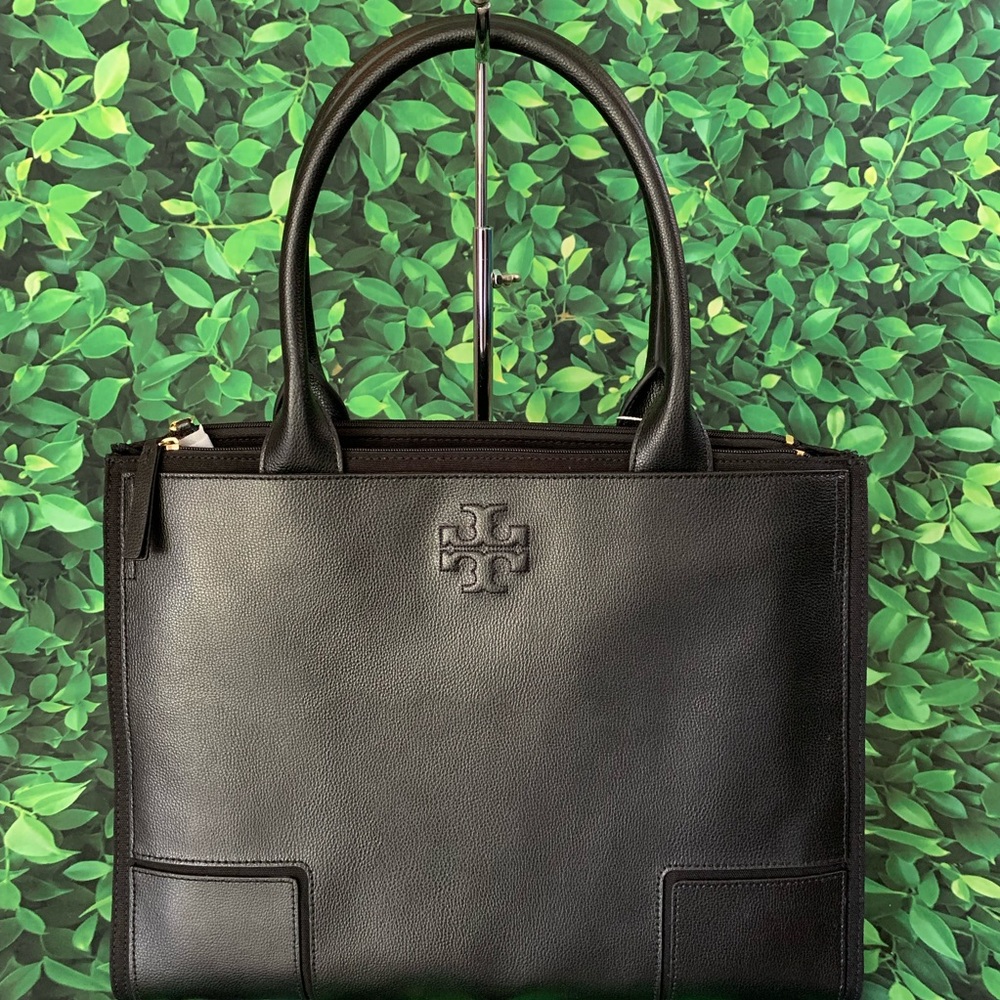 Ella canvas leather tote tory Burch Bag black - Picture 5 of 7